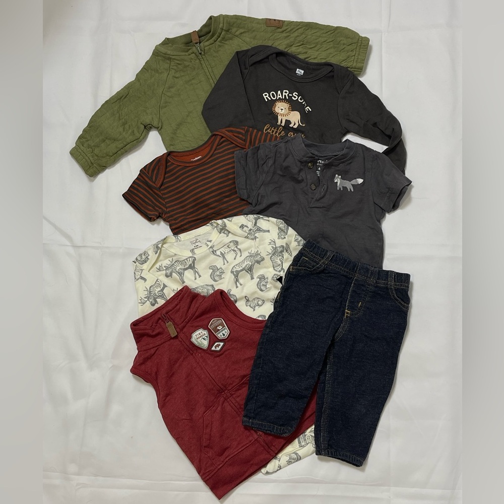 Coordinating Baby Boy Bundle - 3m